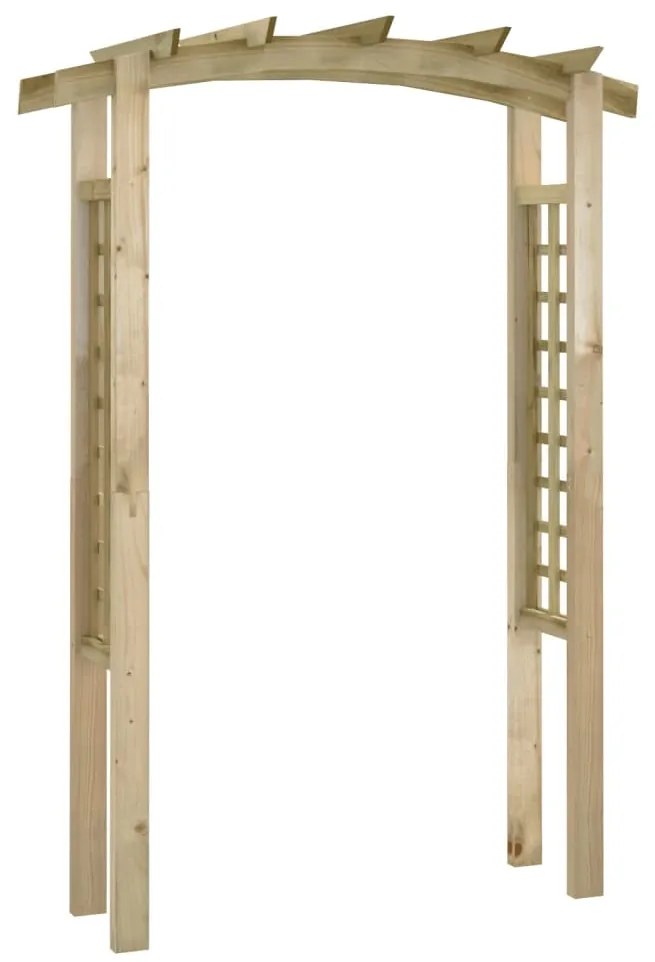 vidaXL Tuinboog 150x60x210 cm hout