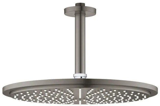 GROHE Rainshower Cosmopolitan 310 Hoofddouche - 31cm - 1 straalsoort - plafondarm 14.2cm - geborsteld hard graphite 26067al0