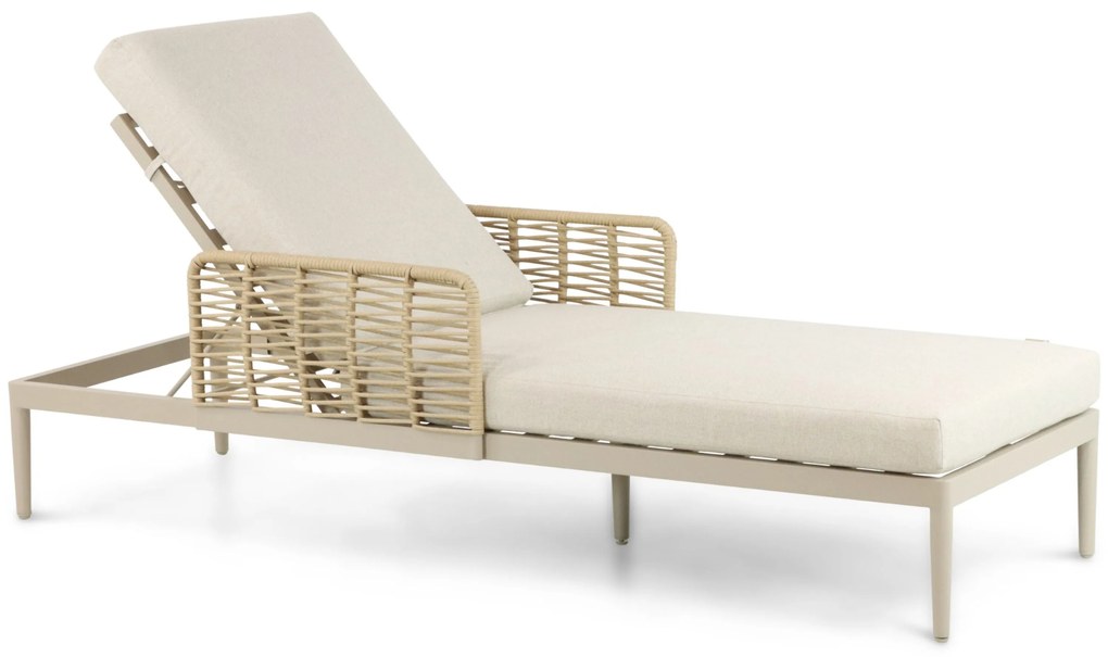 Coco Ibiza Ligbed Aluminium/wicker Taupe