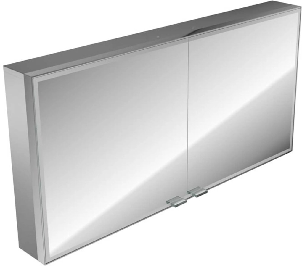 Asis Prestige spiegelkast 128.7 cm. zonder radio Aluminium