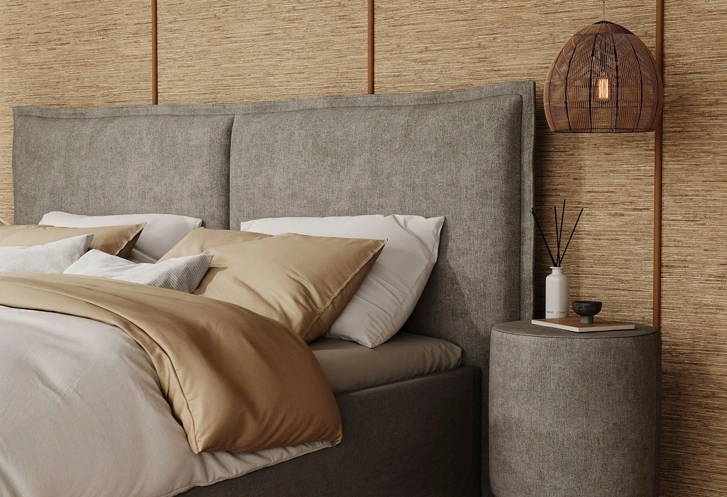 Gestoffeerd Bedframe Capella Cuscino – Bij Swiss Sense