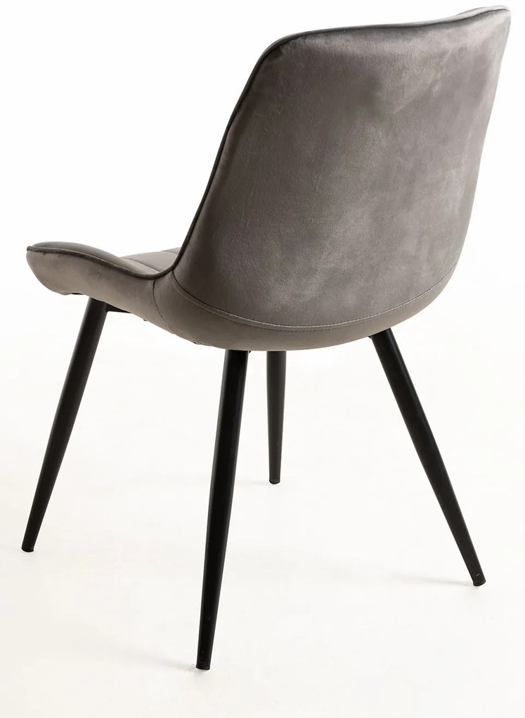 Set van 2 Lene Fluwelen Stoelen