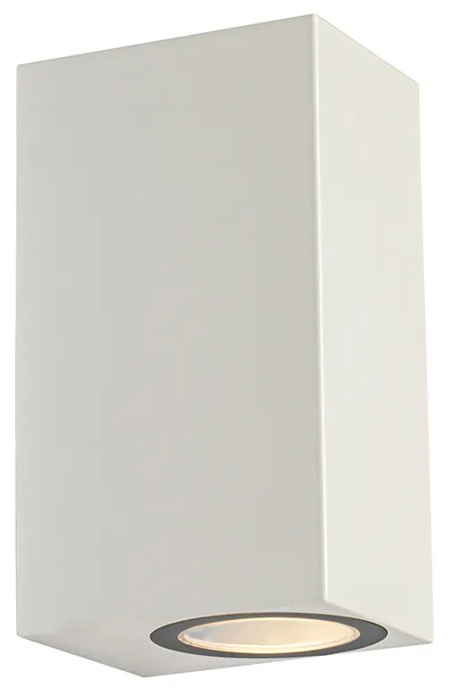 Moderne buiten wandlamp wit kunststof 2-lichts - Baleno Modern GU10 IP65 Buitenverlichting