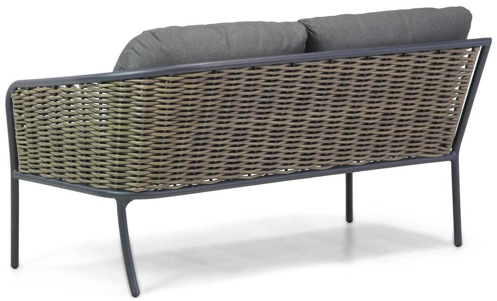 Hoek loungeset 5 personen Aluminium/wicker Grijs  Lifestyle Garden Furniture Enchante/Montana