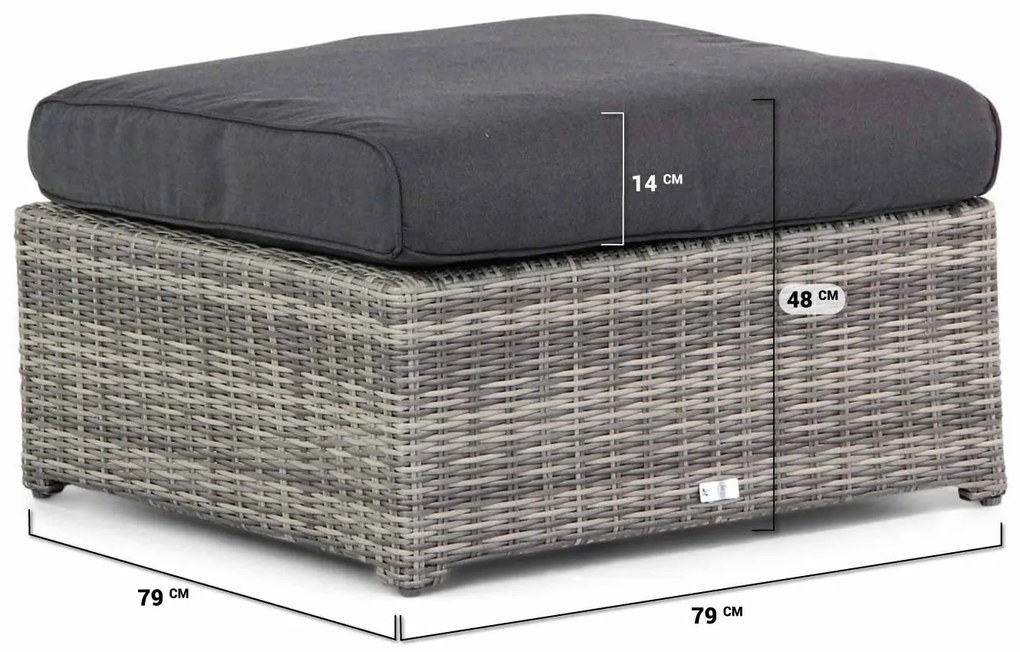 Garden Collections Giardino lounge voetenbank