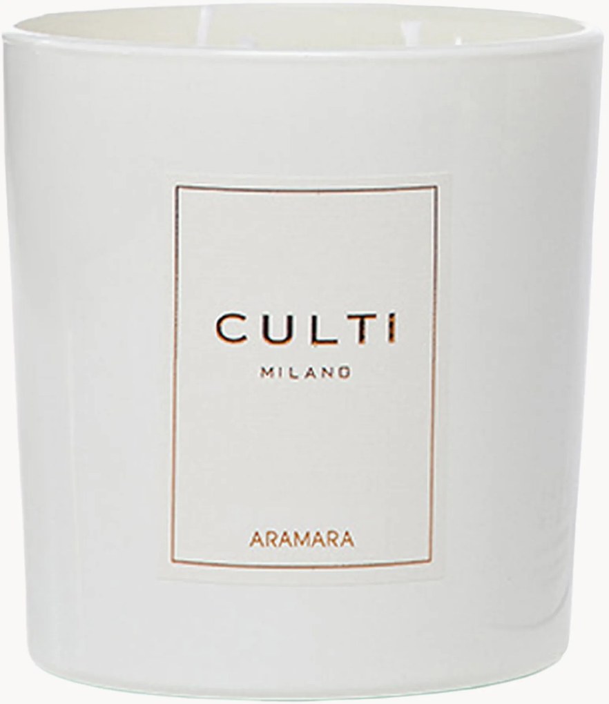 Geurkaars Aramara (bittere sinaasappel, bergamot & sandelhout), Ø 12 cm