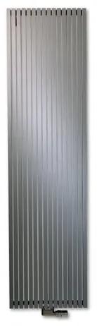 VASCO CARRE Radiator (decor) H200xD8.5xL59.5cm 2557W Staal Aluminium Grey January 111360595200000450302-0000