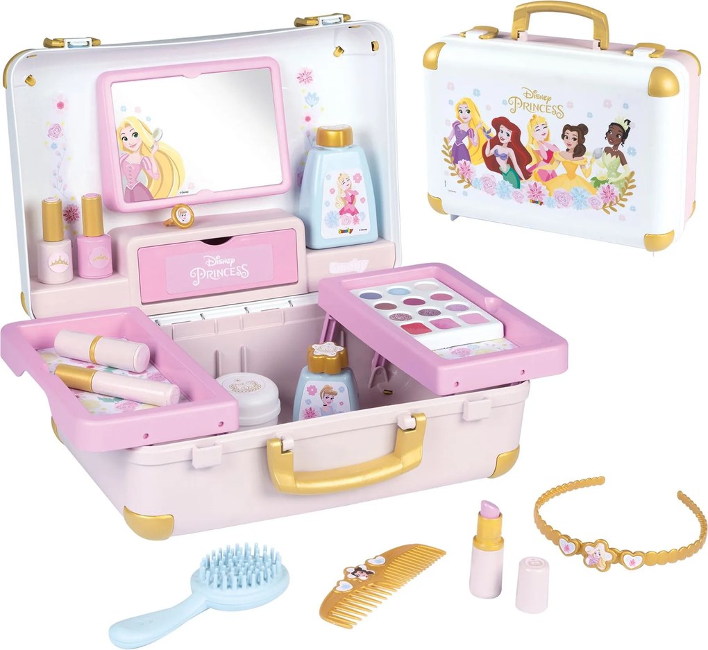 Smoby DP Beauty Vanity - Disney Prinsessen Beautycase met 13 Accessoires