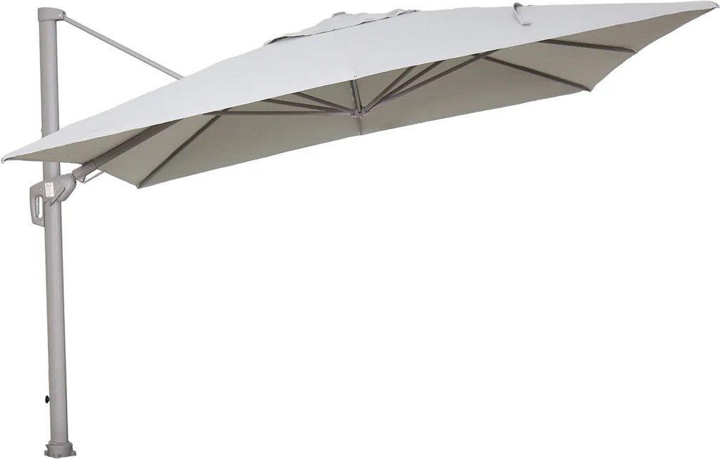 Garden Impressions Hawaii Big Pole II zweefparasol 350x350 cm – frame taupe – doek zand