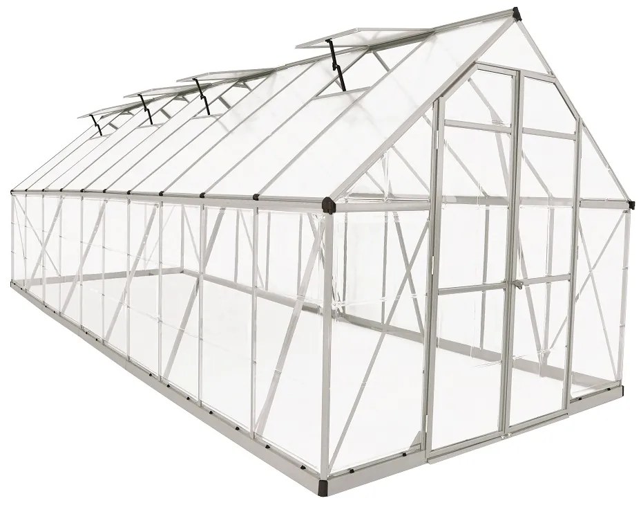 Serre van polycarbonaat Balance Zilver 2,44 x 6,07 m Palram - Canopia