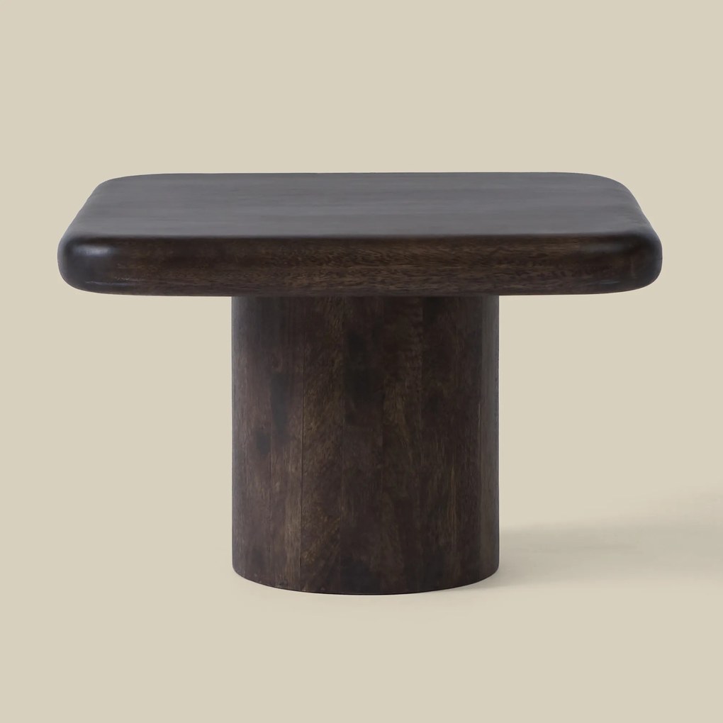 Vierkante Salontafel Met Ronde Hoeken 50x50 - 50 X 50cm.