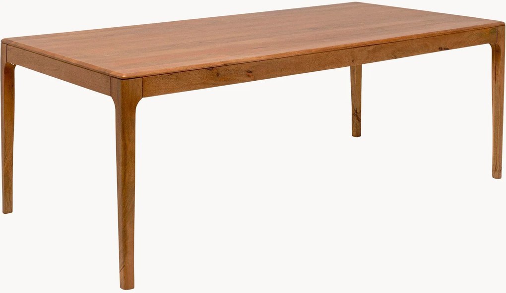 Handgemaakte eettafel Brooklyn van mangohout, 200 x 100 cm