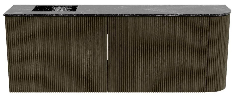 Mondiaz Joya DLux 110cm toiletmeubel ronding rechts shadow met wastafel faye links zonder kraangat lava
