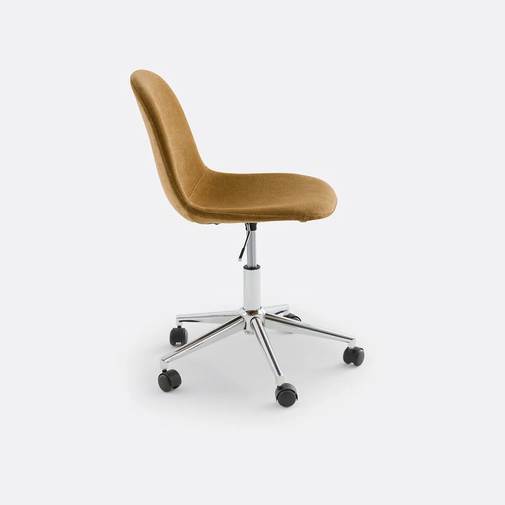 Bureau fauteuil voor kinderen, in fluweel, Paulina