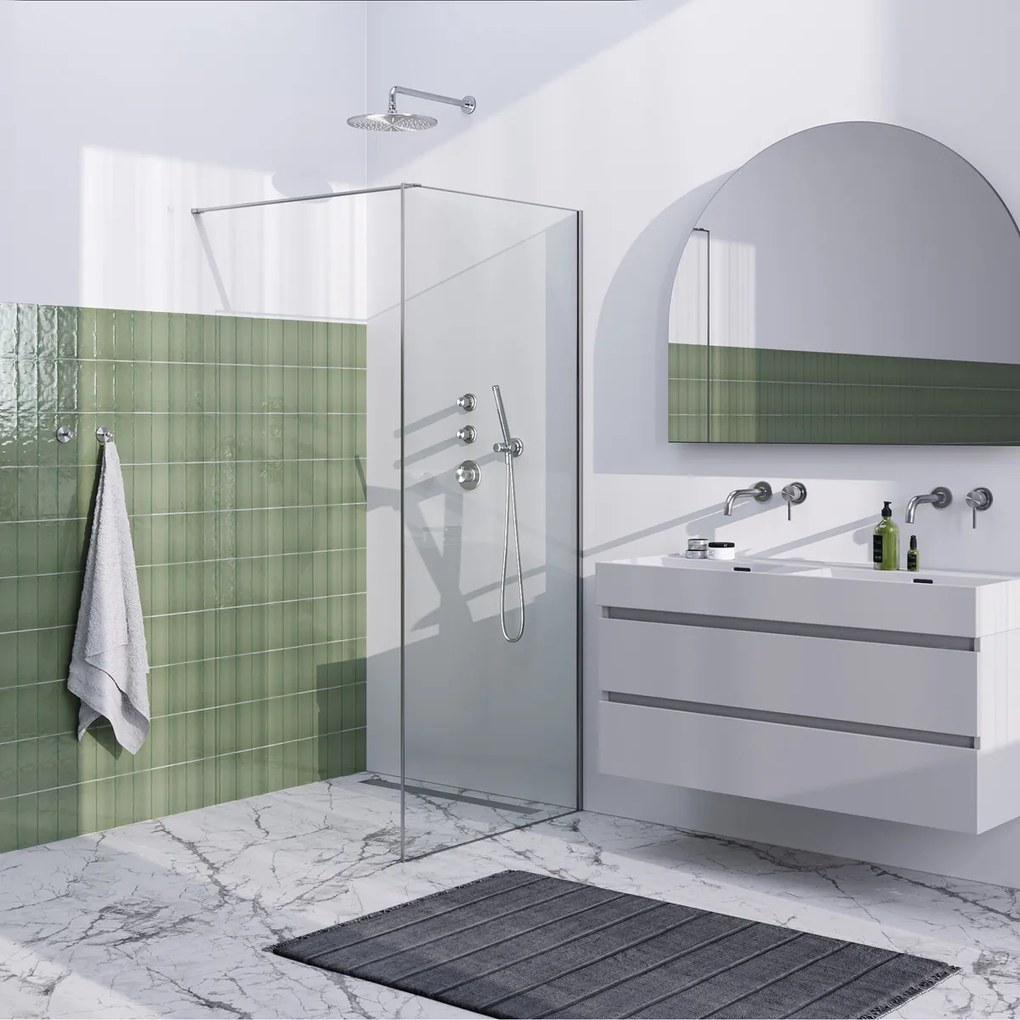 Brauer Season inloopdouche 90x200cm RVS