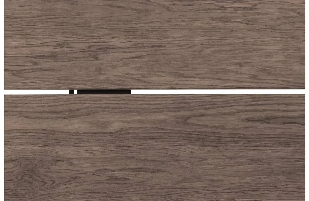 Goossens Excellent Eettafel Floyd, Semi rechthoekig 180 x 100 cm met split
