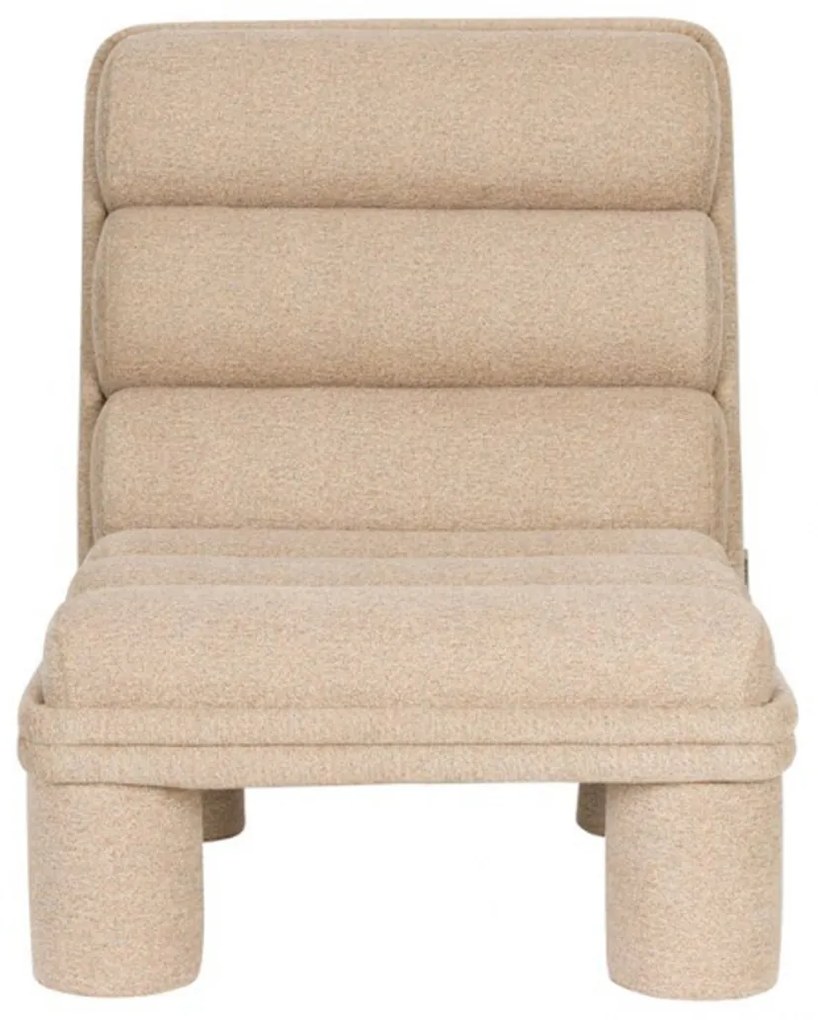 Dutchbone Fern Design Fauteuil Beige Boucle Stof