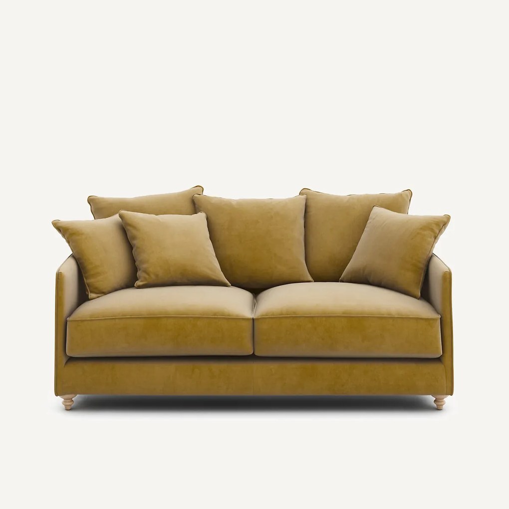 Omvormbare compacte bank in fluweel, Lazare