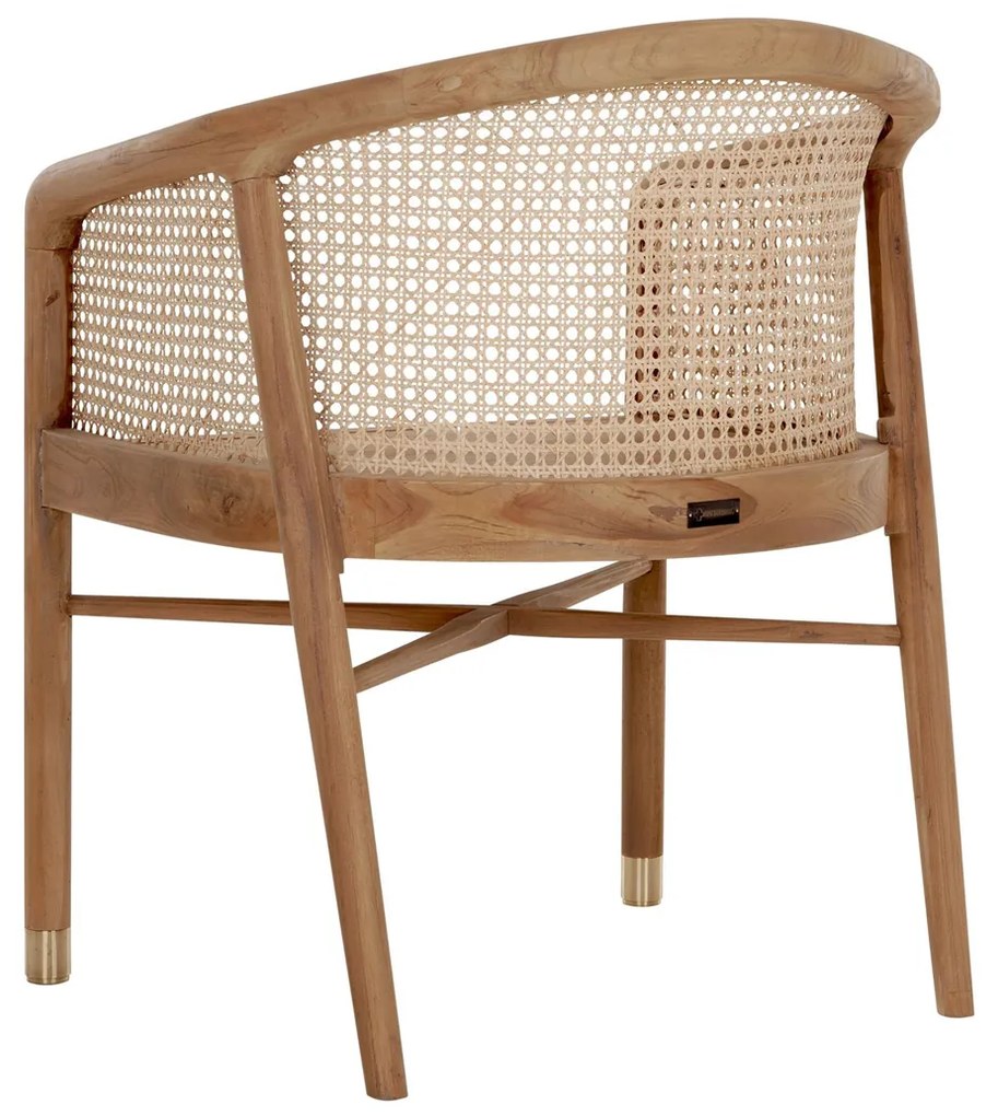 Must Living Castro Teak Stoel Met Webbing