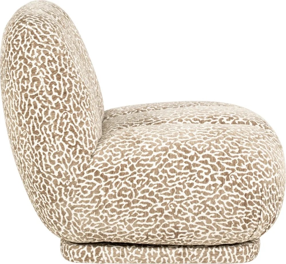 Panterprint Fauteuil Bruin