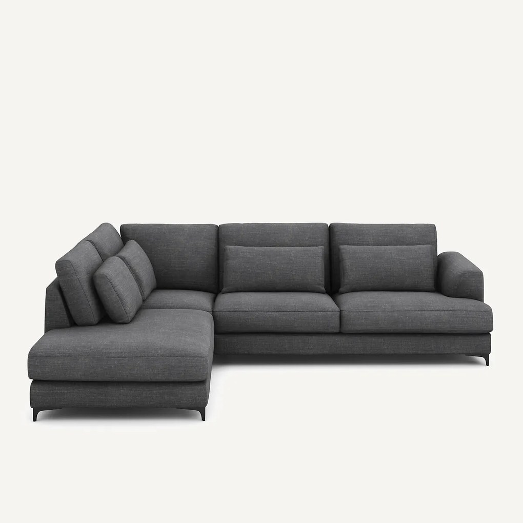 Omvormbare hoekbank links, katoen en linnen, Marsile