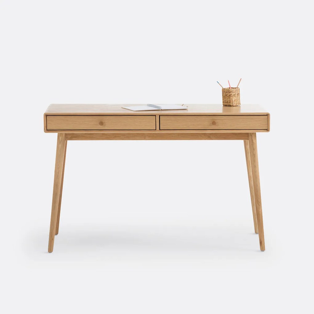 Bureau 2 lades, fineereik, Miji
