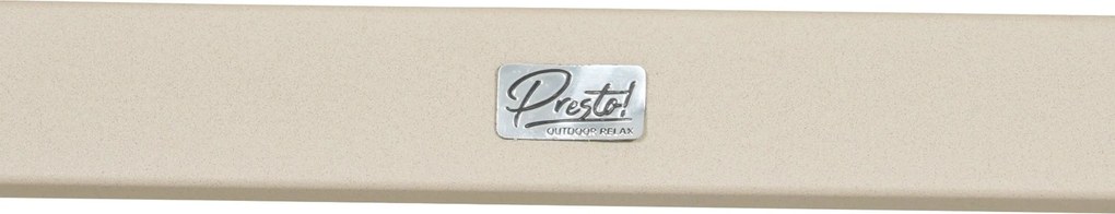 Tuinset 8 personen 300 cm Aluminium Taupe Presto Tarenta/San