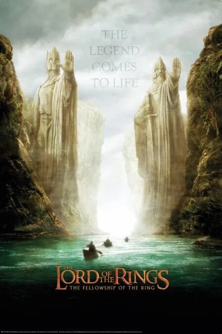 Poster The Lord of the Rings  - Argonath