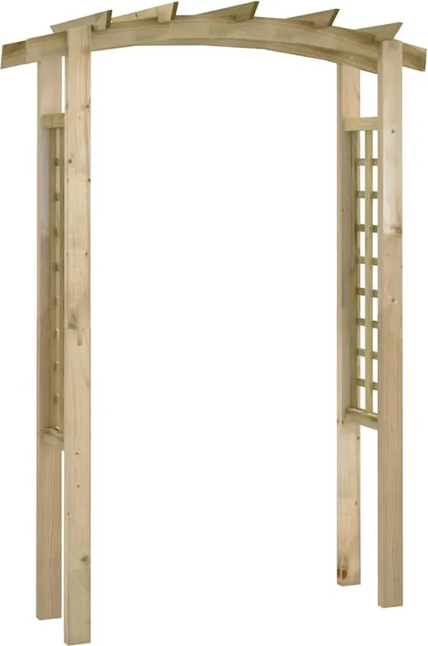 vidaXL Tuinboog 150x60x210 cm hout