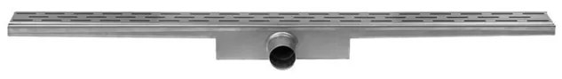 Easy Drain Compact afvoergoot 6x80cm enkele plaat met zijuitloop 50mm RVS EDCOM80050