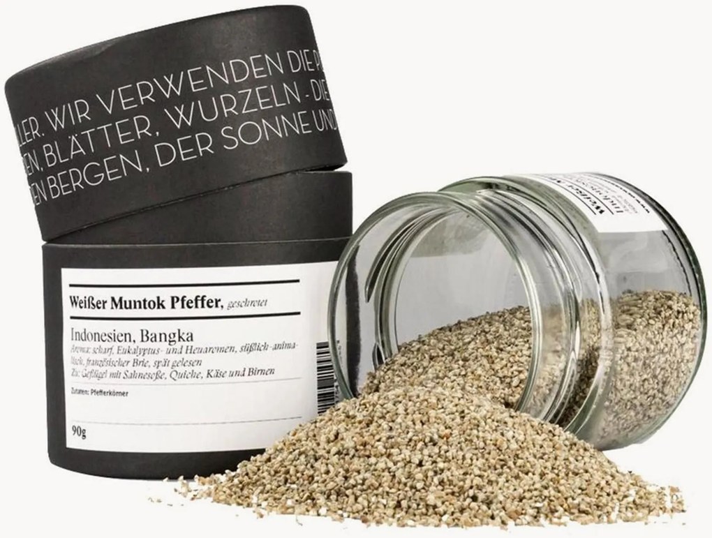 Gemalen witte Muntokpeper