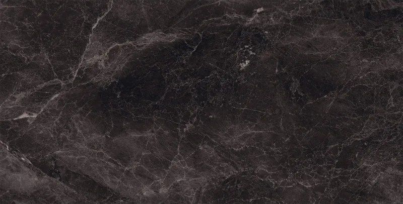 Mexen Merison Zwarte geglazuurde gerectificeerde gres G1, vloer-muur tegel 120 x 60 cm, hoge glans - TL203-120-060-00