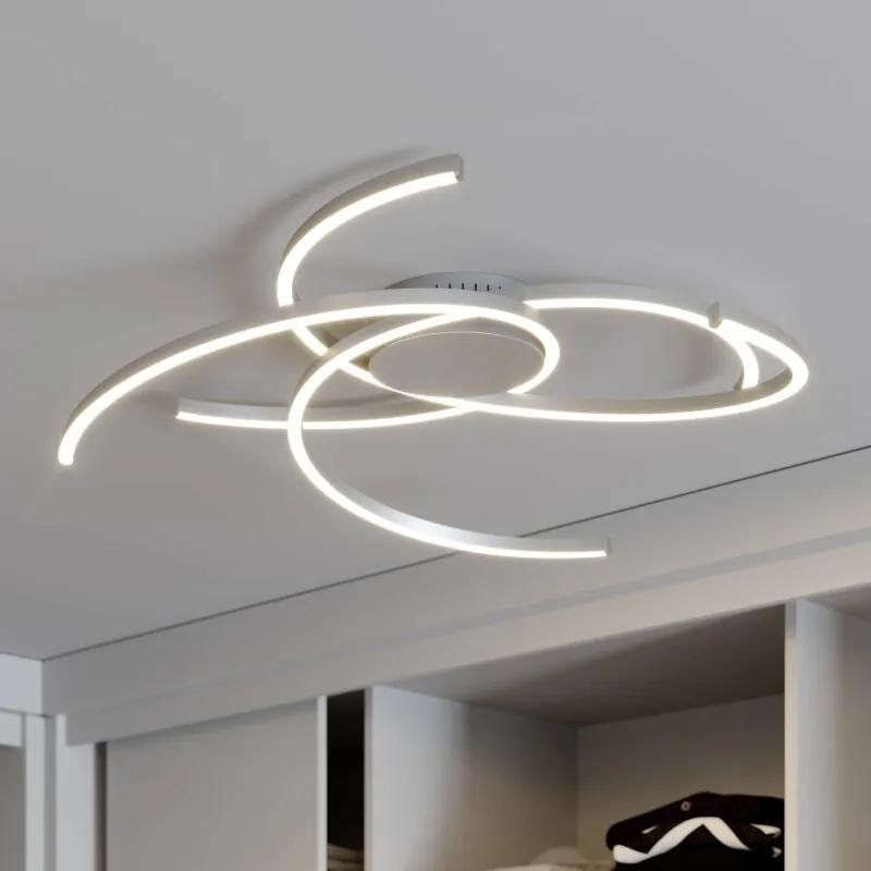 Katris LED plafondlamp, 73 cm, aluminium - lampen-24