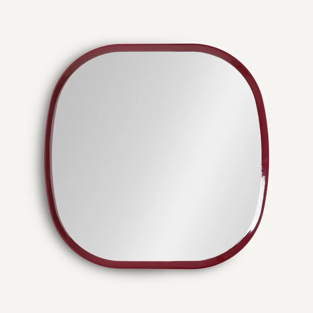 Organische, gelakte spiegel, hoogte 80 cm, ORION