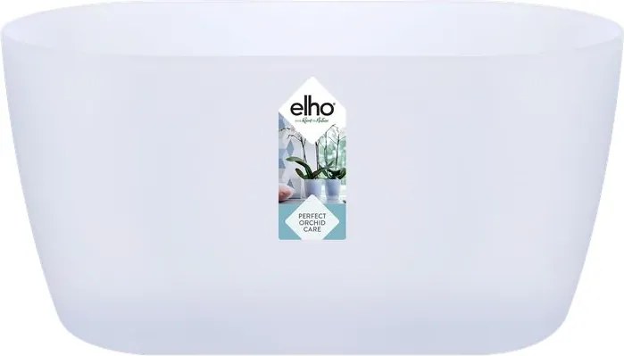 elho Brussels Orchidee Duo 25 - Transparant (Transparant) - L 25 x B 13 x H 12 cm - Ideaal voor binnen - 100% gerecycled