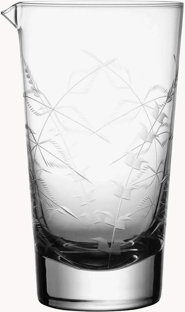 Mondgeblazen kristallen mengglas Fern