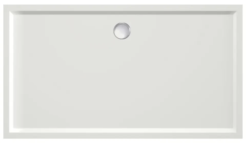 Xenz Mariana douchebak 160x90x4cm edelweis
