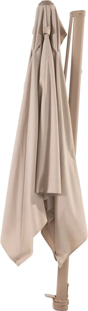 4-Seasons zweefparasol Siesta Premium 300 x 300 cm - Latte/Zand