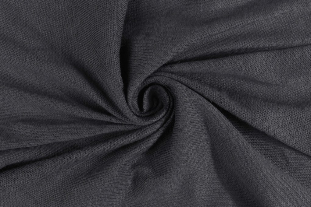 Hoeslaken Jersey – 100% katoen – 180×200 – antraciet