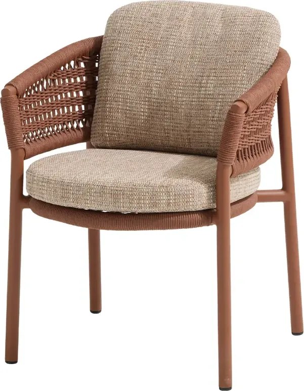 4 Seasons Outdoor Cala tuinstoel Spicy Tuinstoel beige weerbestendig