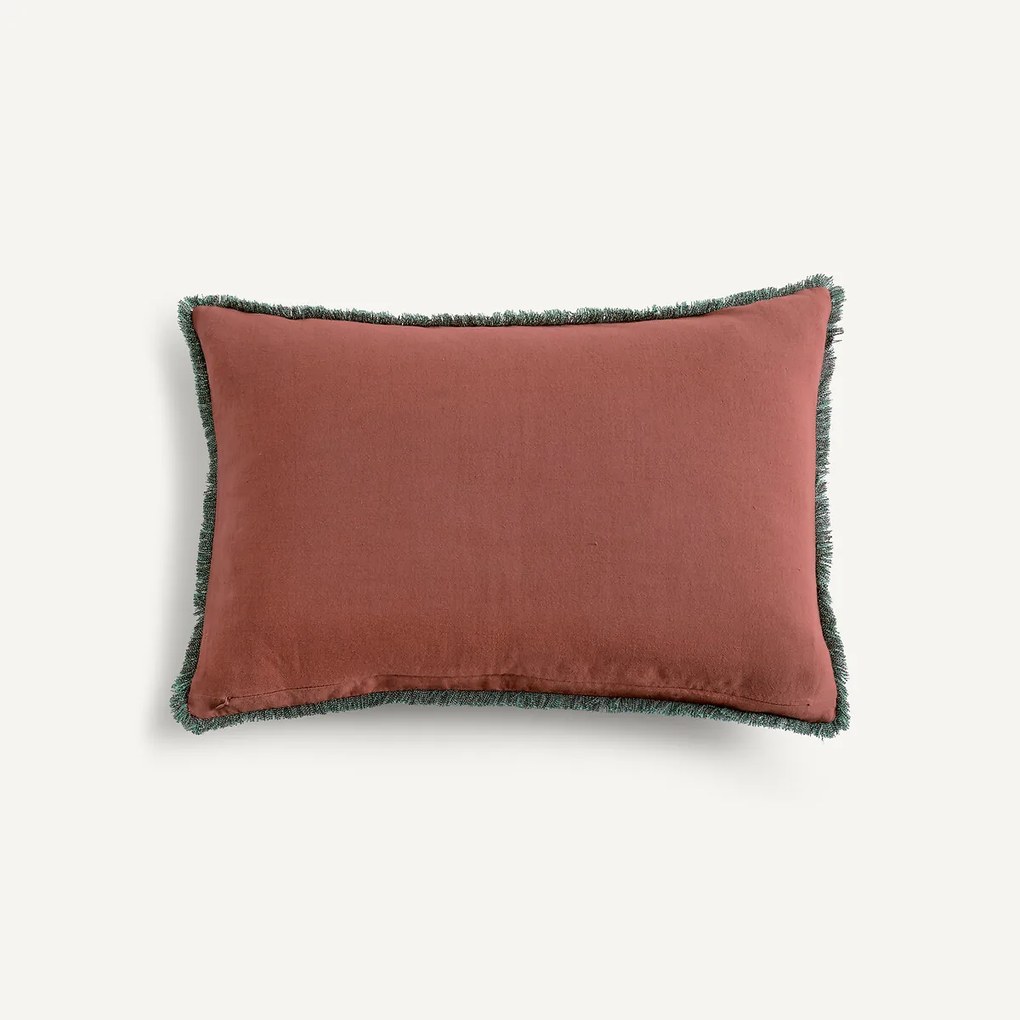 Geborduurde kussenhoes van linnen en katoen, SORINE