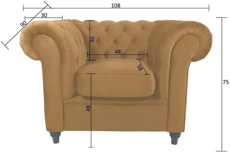 Fauteuil - Giethoorn - Kronos fluweel blauw 9