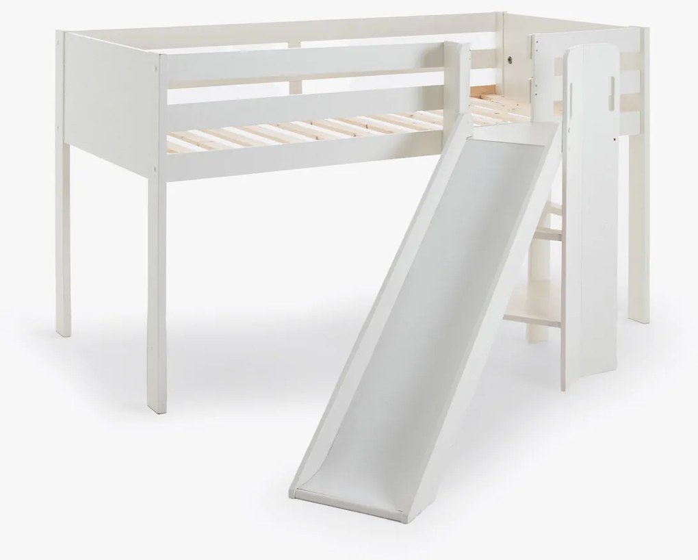Halfhoog bed met glijbaan, Mirka
