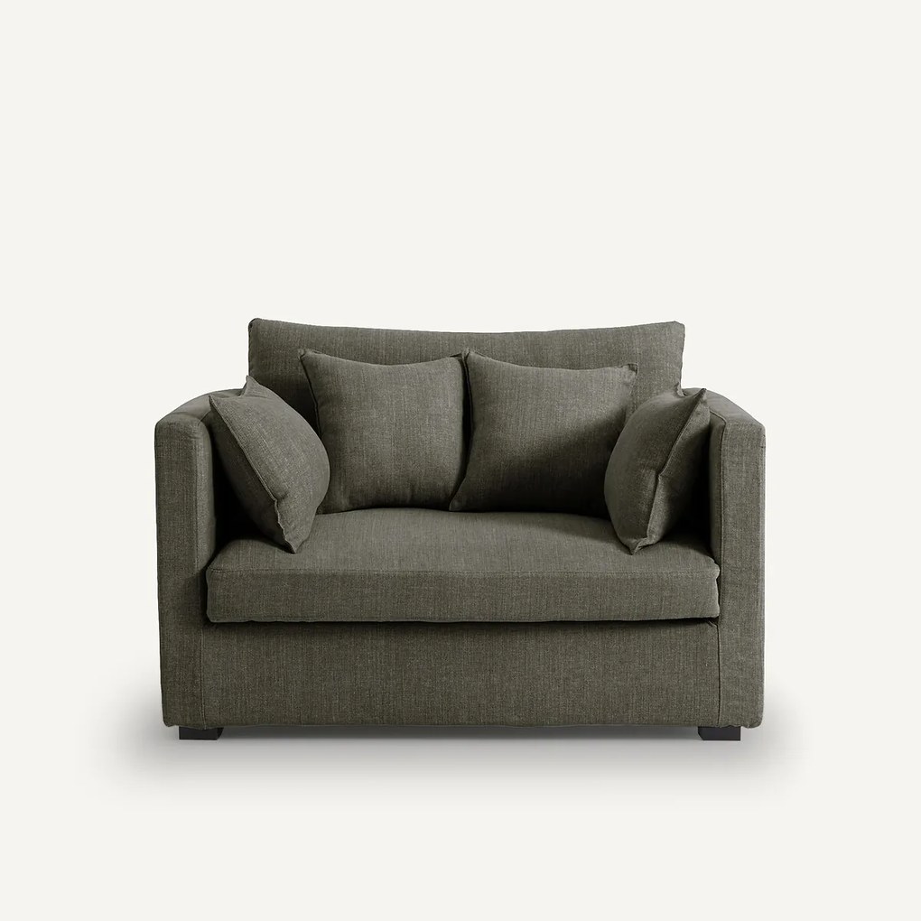 2-zits bank van katoen en linnen, Néo Kinkajou