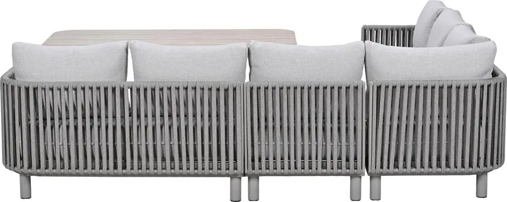 Garden Impressions Andong lounge dining set 5-delig - taupe