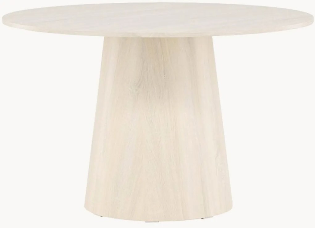 Ronde eettafel Lanzo met houtlook, Ø 120 cm