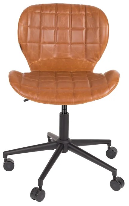 Zuiver OMG Office Design Bureaustoel Bruin Kunstleer