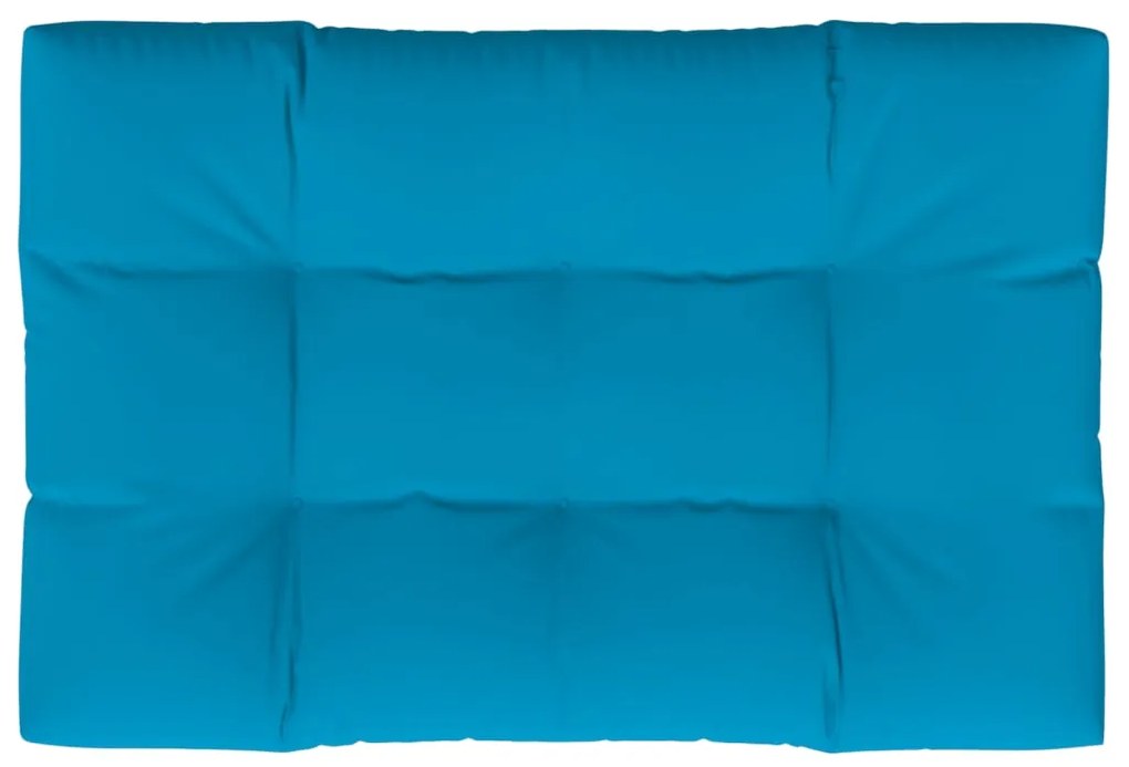 vidaXL Bankkussen pallet 120x80x10 cm blauw