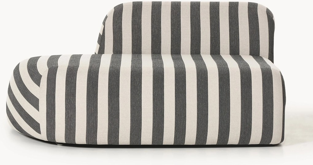 Gestreepte chaise longue-module Wolke