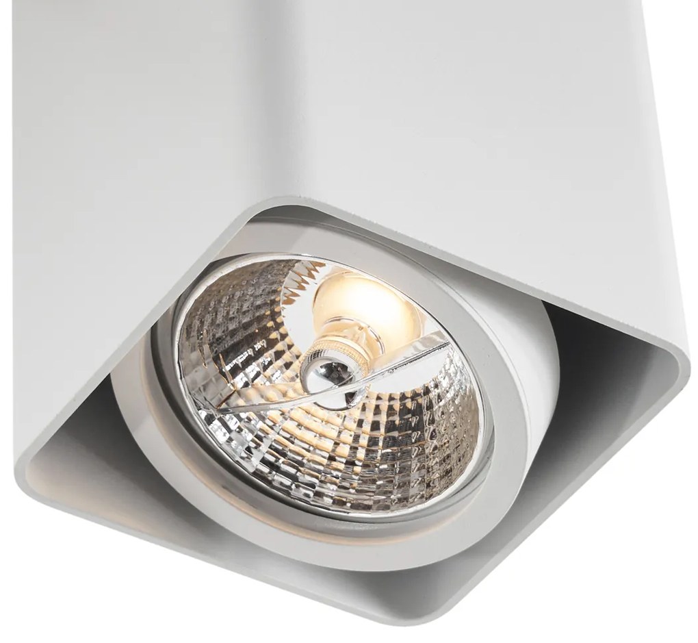 Design opbouwSpot / Opbouwspot / Plafondspot wit GU10 70mm draai- en kantelbaar - Vox Design GU10 Binnenverlichting Lamp